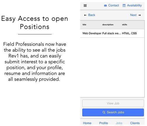 Rev1 Power Services ATS Mobile App Screenshot 3